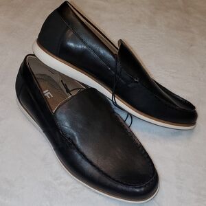 Men's J. Ferrar Black Loafers, New Loafers, Black Slip On Shoes Mens size 8 M